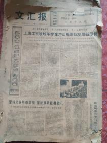 老报纸，生日报-文汇报1975年1月4-24