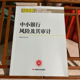 中小银行风险及其审计 2022中国审计学会年度合作课题研究报告