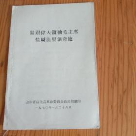 紧跟伟大领袖毛主席，盐碱洼里创奇迹