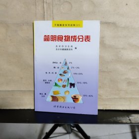 简明食物营养成分表