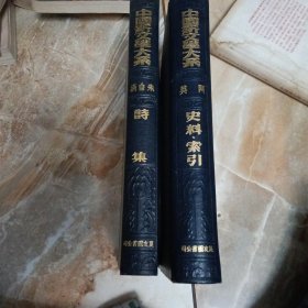 中国新文学大系詩集，史料索引合售