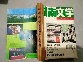 (老杂志合订本)湖南文学 1994年第1-6期合售