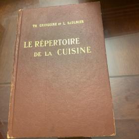 LE RÉPERTORE DE LA CUISINE