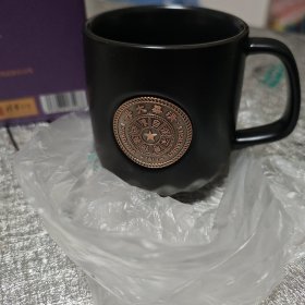 清华大学校徽款金属徽章马克杯