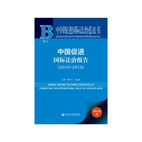 中国促进国际法治蓝皮书：中国促进国际法治报告（2018—2019）