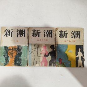 ◇日文原版小说集 新潮 昭和二十六年三月號,五月特大號, 九月特大號 (3本合售)