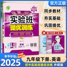 25春实验班提优训练9下英语WY严军江苏人民9787214146137全新正版