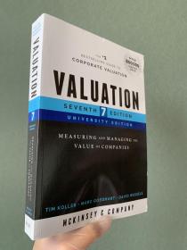 现货 估值评估 Valuation: Measuring and Managing the Value of Companies, University Edition 英文原版 价值评估：公司价值的衡量与管理