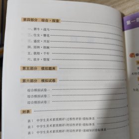 中学生核心素养中考指导手册·美术