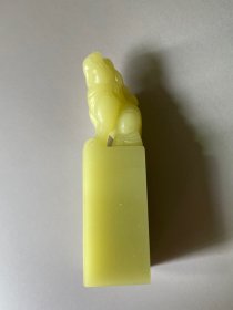 青田老矿封门青瑞兽钮章