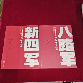 新四军令人称奇的10大战役、八路军震惊中外的二十大战役 2本