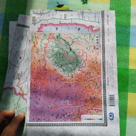 中华人民共和国分省系列地图：四川省地图（1.068米*0.749米）无盒