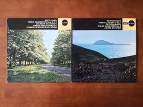 贝多芬、柴可夫斯基、拉赫玛尼诺夫钢琴协奏曲 黑胶LP唱片双张 包邮
