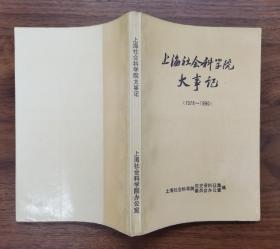 上海社会科学院大事记（1978-1990）