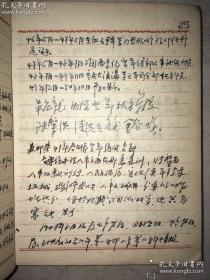 50年代四川重庆机器技工学校 干部外调材料记录笔记本 写有重庆市开县陈仕仲和段仲榕等人的资料