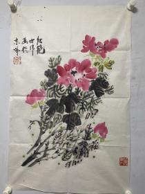 世伟画红艳