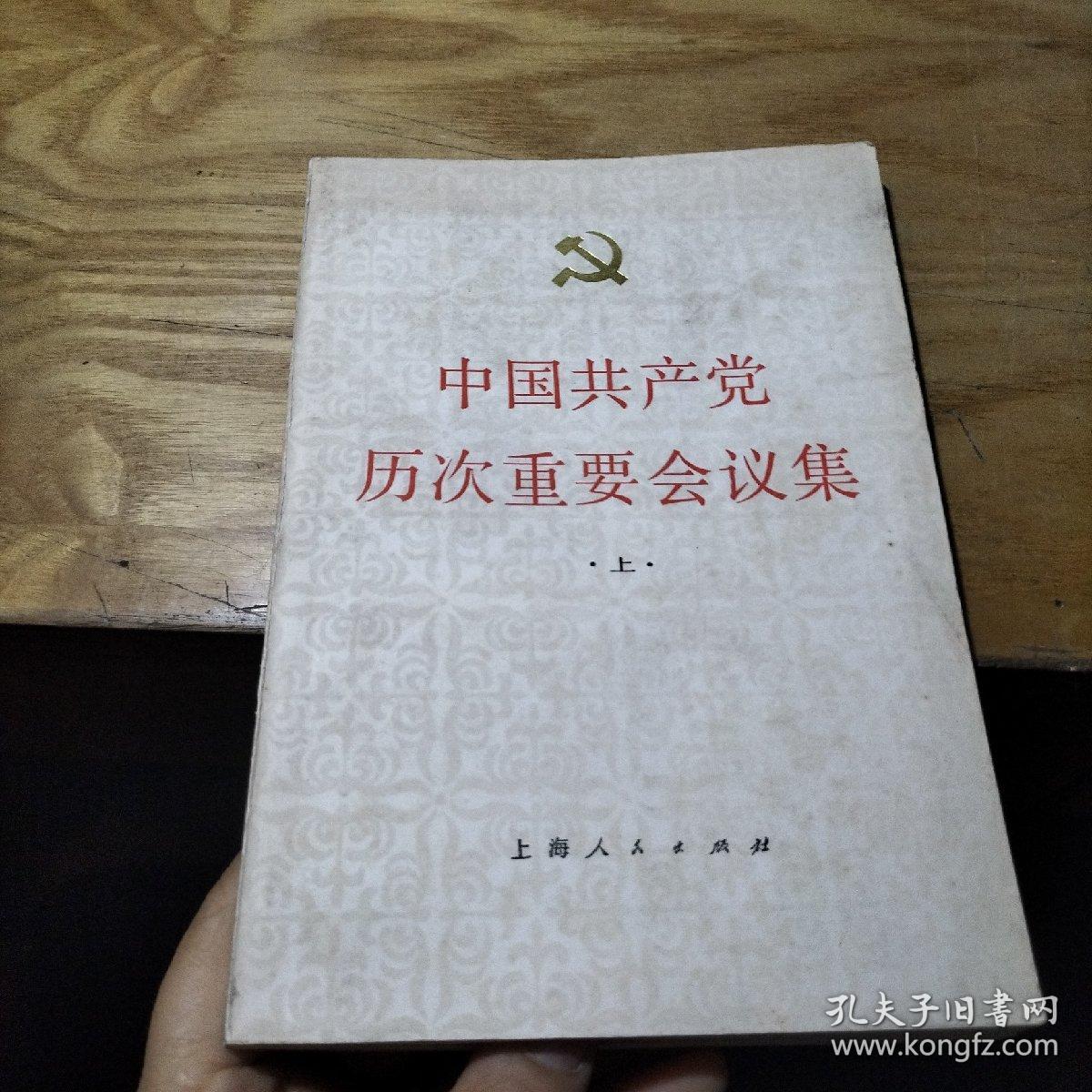 中国共产党历次重要会议集（上）