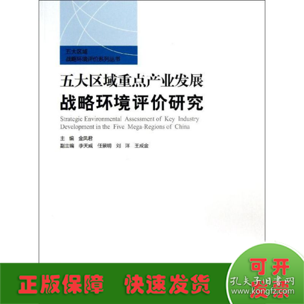 五大区域重点产业发展战略环境评价研究