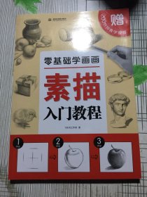 零基础学画画：素描入门教程(有瑕疵如图）随机发货’