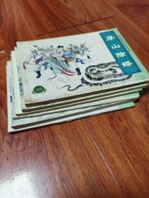 连环画《中国古代民间故事》（一）6册全一套，由《茅山除蟒》《木兰从军》《借亲记》《济公斗蟋蟀》《望娘滩》《九斤姑娘》共六册组成，初版于五六十年代，现列于《上海连环画精品百种》丛书，距今也已经有24年了。