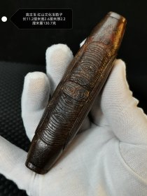 玉勒子 沁色入骨，雕琢精美，品相见图