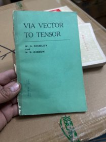 VIA VECTOR TO TENSOR 从矢量到张量 英文版（水利院士林炳南签名）