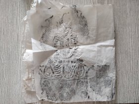 隋唐佛造像碑拓片2幅合售处理