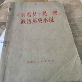 红楼梦是一部政治历史小说