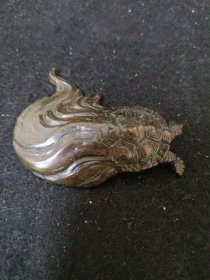 手造精品铜造物[活动伸缩一一长寿龟