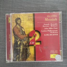 290光盘CD:HANDEL MESSIAH      2张光盘盒装