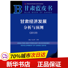 甘肃经济发展分析与预测（2019）/甘肃蓝皮书