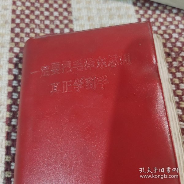 一定要把毛泽东思想真正学到手