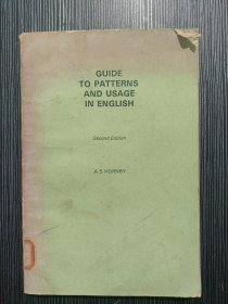 GUIDE TO PATTERNS AND USAGE IN ENGLISH（英语句型与惯用法指南