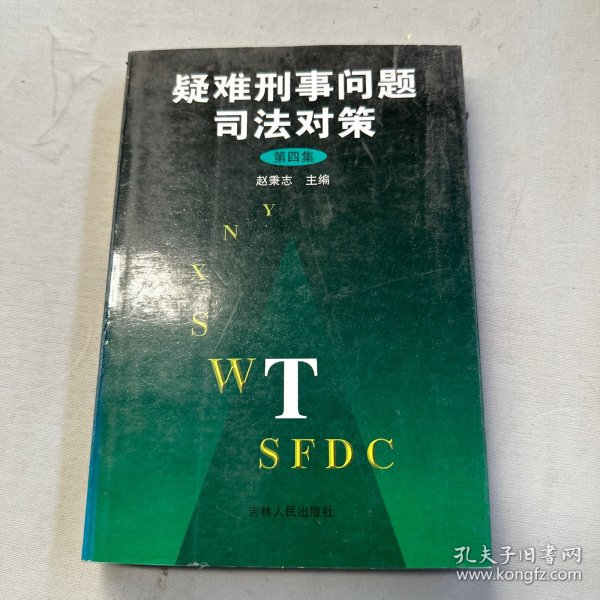 疑难刑事问题司法对策.第四集