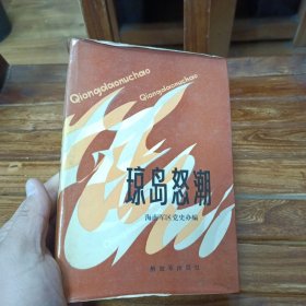 红色文学作品，琼岛怒潮，精装本