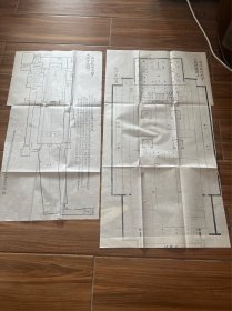 清代浙江教育文献、科举文献，清代白纸光绪木刻图（浙江杭州府学文庙礼乐图）上下2张一套全、清代浙江图、