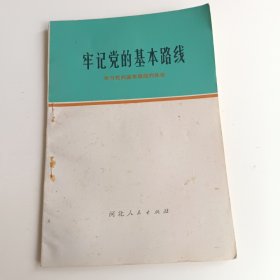 牢记党的基本路线学习党的基本路线的体会