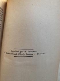 BROMFIELD 一 UN HEROS MODERNE(A MODERN HERO）法文精装  1942