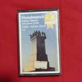 磁带 Triunphnarsch -beliebte Marsche und grobe Chore Karajan Jochum.Fricsay u.a