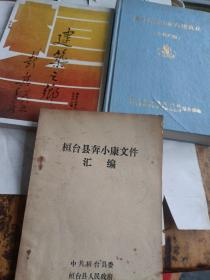 桓台文史资料、党史资料之六——1.蓬勃发展的桓台建筑业（资料汇编）。2.桓台县奔小康文件汇编。3.建筑之乡（彭真题）<三本合售>