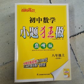 小题狂做 初中数学巅峰版 八年级上册