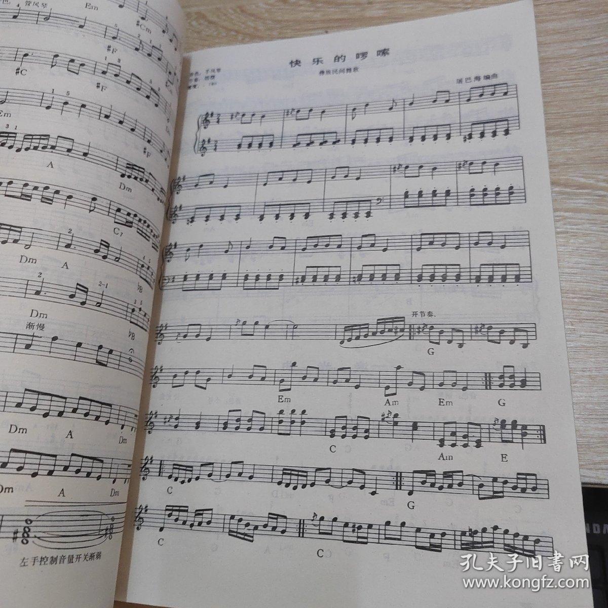 点击查看原图 电子琴大赛独奏金曲 电子琴辅助教材