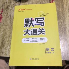 新领程 默写大通关六年级语文上册