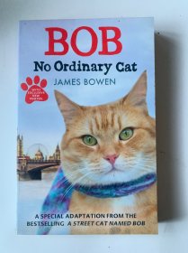 英文原版 Bob: No Ordinary Cat 伦敦街猫记:当Bob来敲门