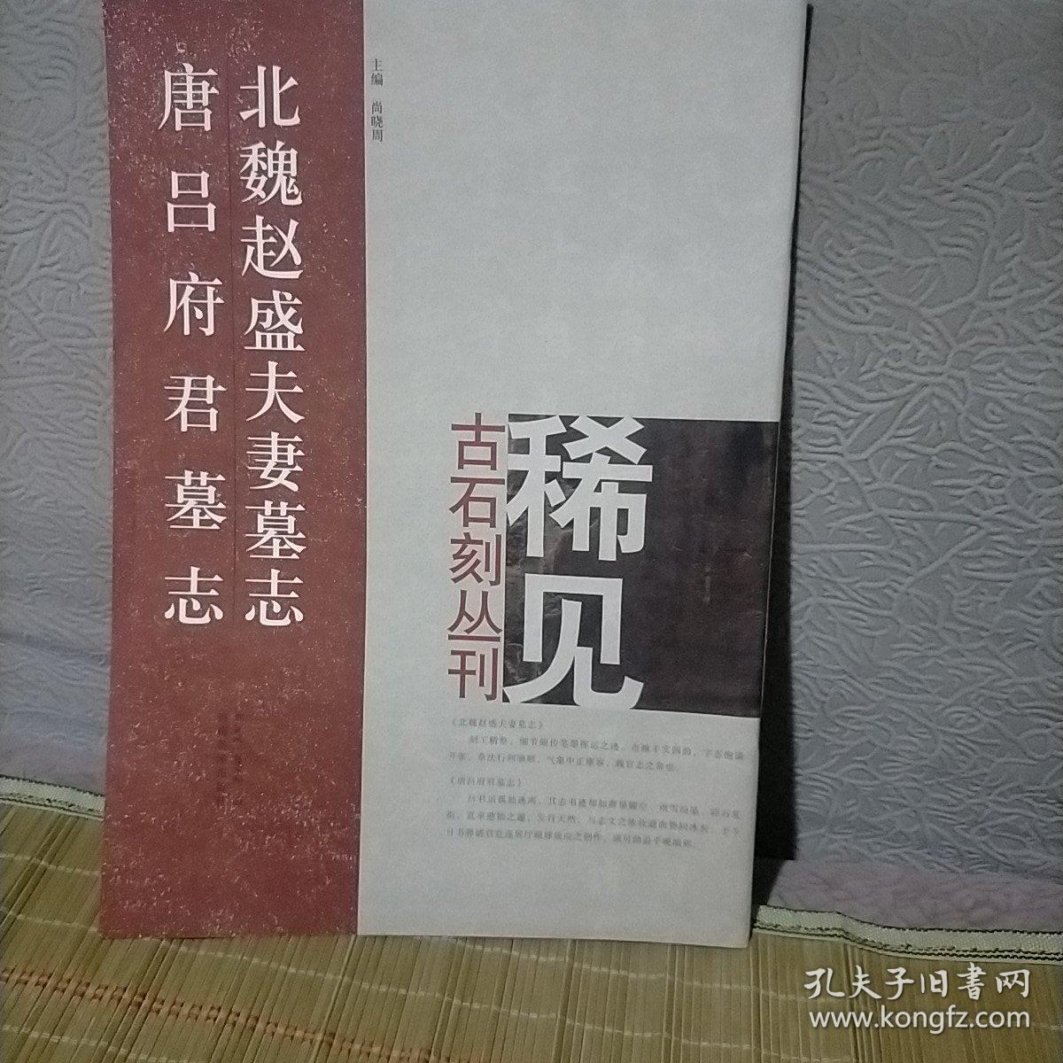 稀见古石刻丛刊：北魏赵盛夫妻墓志 唐吕府君墓志