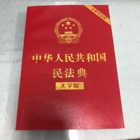 中华人民共和国民法典 大字版 含草案说明