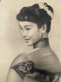 民国女明星毛妹画像两张