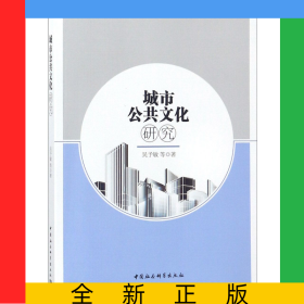 城市公共文化研究