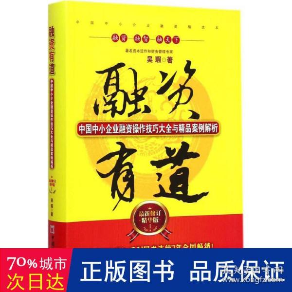 融资有道：中国中小企业融资操作技巧大全与精品案例解析（最新修订精华版）