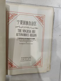 宁夏回族自治区硬精装画册，少见汉维英三种语言！